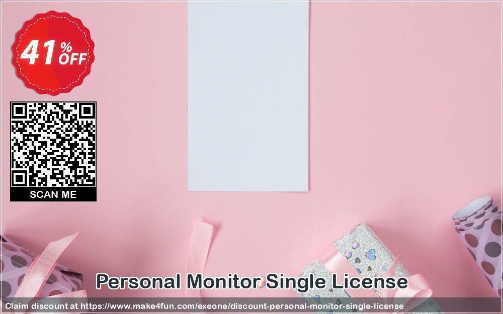 Personal Monitor Single License coupon codes for Bike Commute Day with 45% OFF, May 2025 - Make4fun