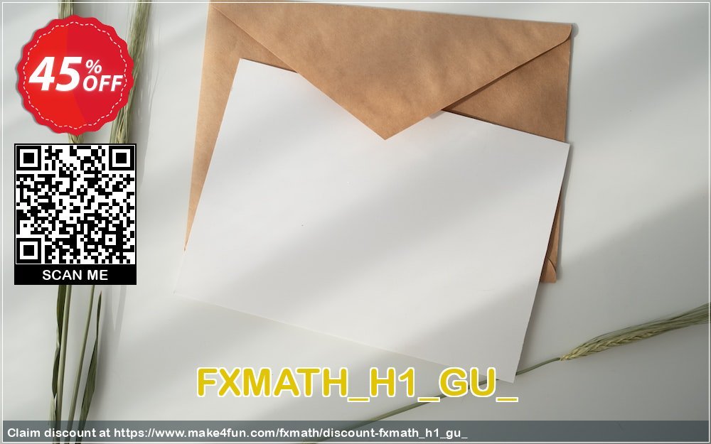 Fxmath_h1_gu_ coupon codes for Mom's Day with 50% OFF, May 2024 - Make4fun
