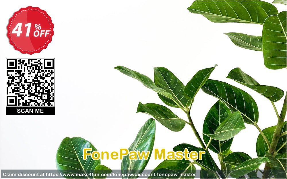 Fonepaw Master coupon codes for May Celebrations with 45% OFF, May 2025 - Make4fun