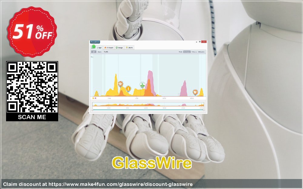Glasswire Coupon discount, offer to 2024 Pi Celebration