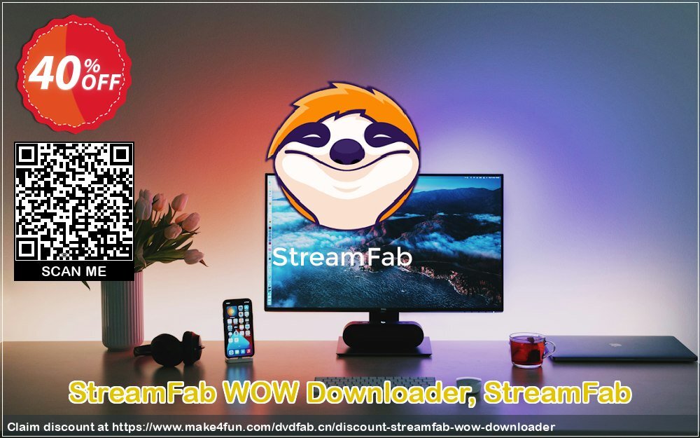 Streamfab Wow Downloader coupon codes for Bike Commute Day with 45% OFF, May 2025 - Make4fun