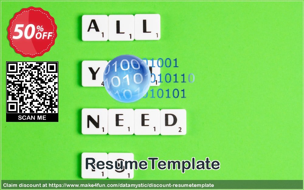 Resumetemplate coupon codes for May Celebrations with 55% OFF, May 2025 - Make4fun
