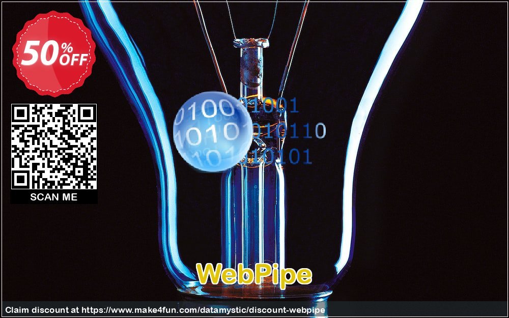 Webpipe coupon codes for May Celebrations with 55% OFF, May 2025 - Make4fun