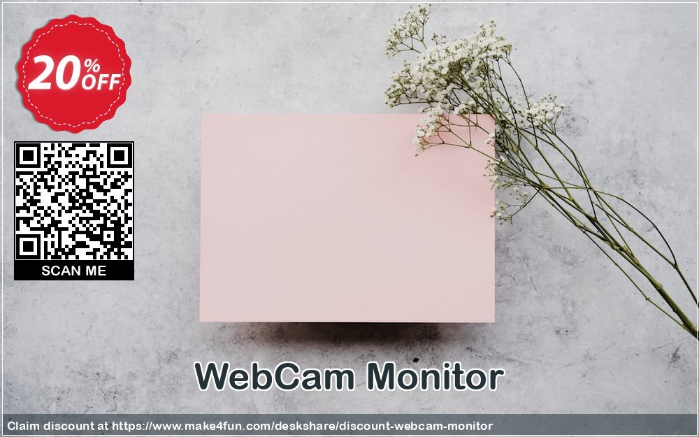 Webcam Monitor coupon codes for May Celebrations with 25% OFF, May 2025 - Make4fun