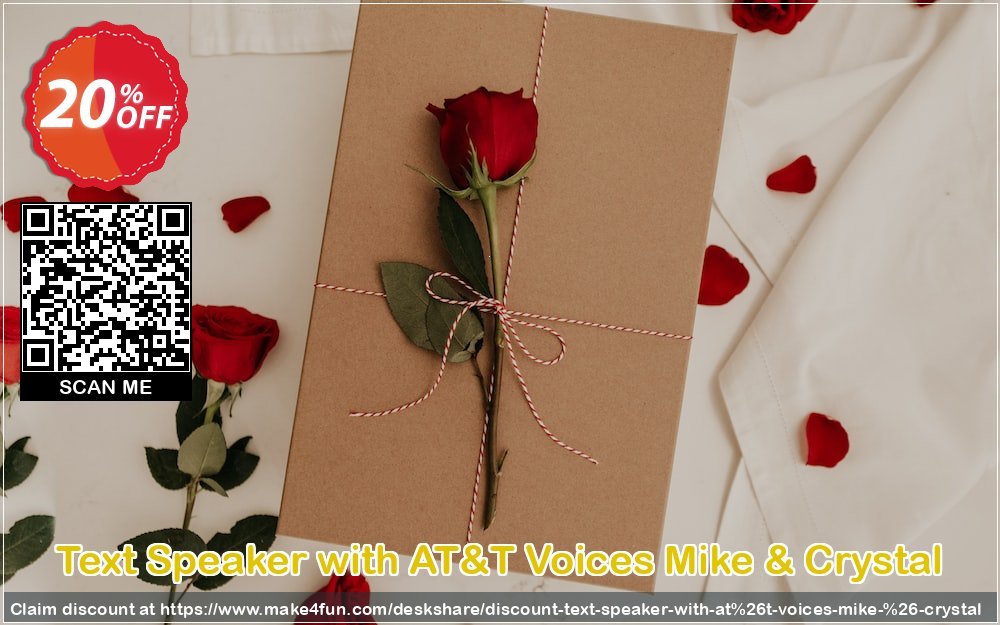 Text speaker with at&t voices mike & crystal coupon codes for #mothersday with 25% OFF, May 2024 - Make4fun