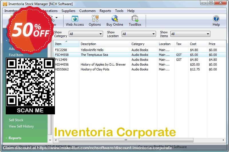 Inventoria Corporate coupon codes for Mom's Day with 55% OFF, May 2025 - Make4fun