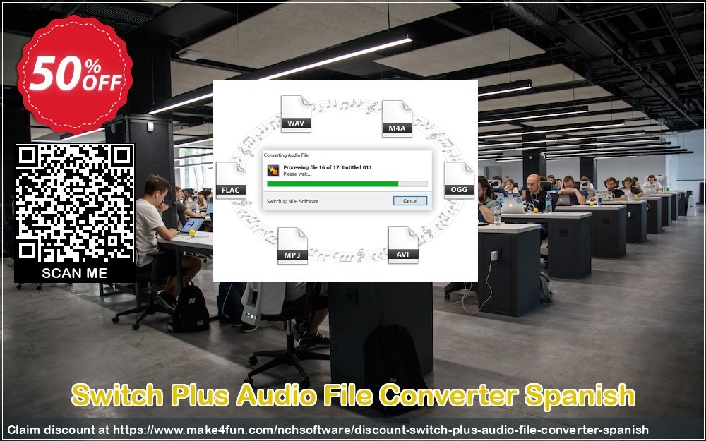 Switch Plus Audio File Converter Spanish coupon codes for Teacher Appreciation with 55% OFF, May 2025 - Make4fun