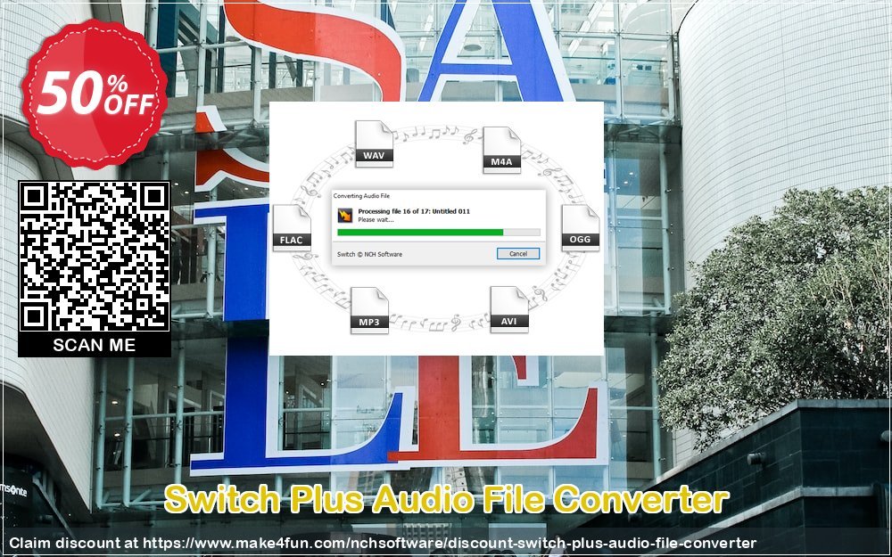 Switch Plus Audio File Converter coupon codes for Space Day with 55% OFF, May 2025 - Make4fun