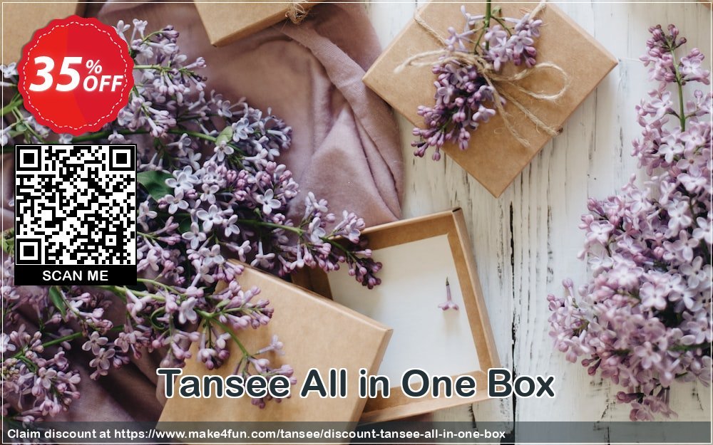 Tansee all in one box coupon codes for Mom's Special Day with 40% OFF, May 2024 - Make4fun
