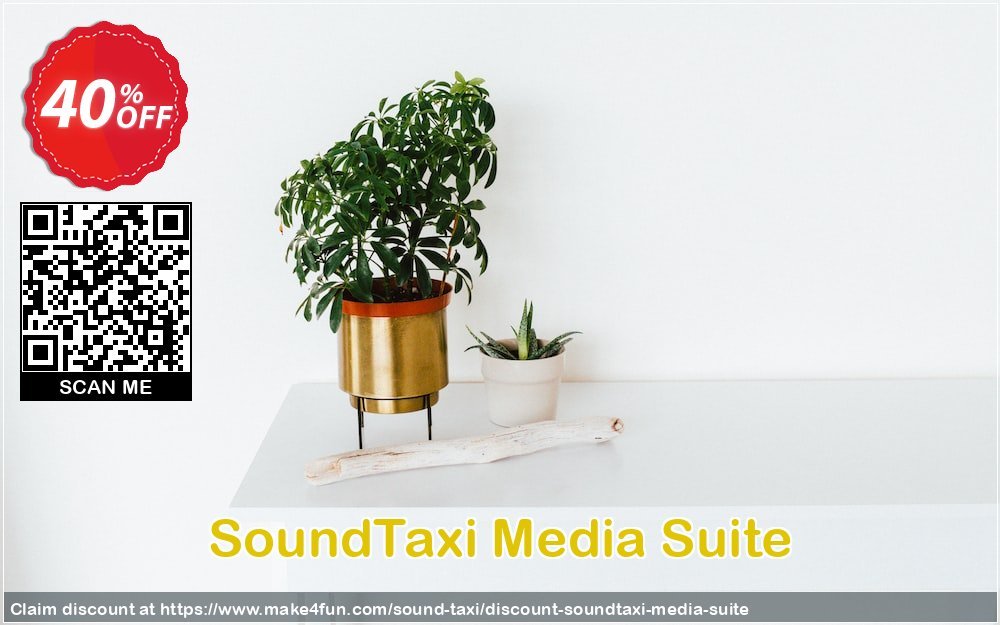Soundtaxi media suite coupon codes for Mom's Special Day with 45% OFF, May 2024 - Make4fun