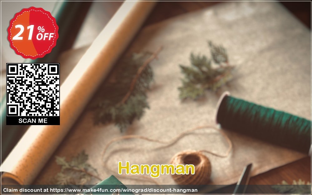 Hangman coupon codes for Mom's Day with 25% OFF, May 2024 - Make4fun