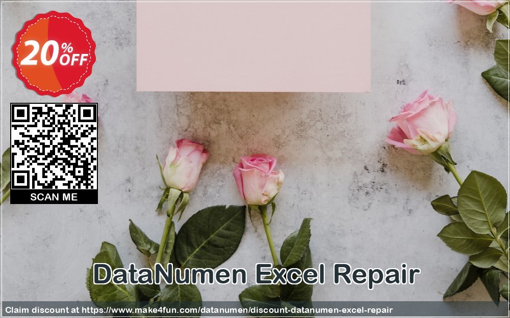 Datanumen excel repair coupon codes for Mom's Day with 25% OFF, May 2024 - Make4fun