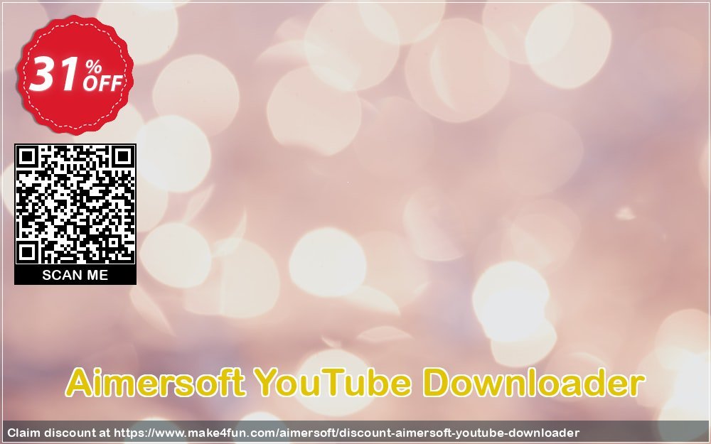 Aimersoft Youtube Downloader coupon codes for May Celebrations with 35% OFF, May 2025 - Make4fun