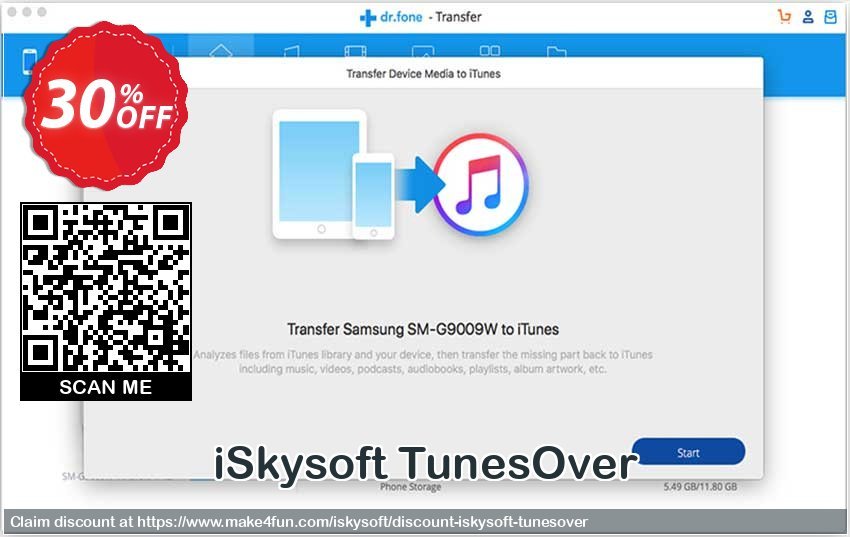 Iskysoft Tunesover coupon codes for Space Day with 35% OFF, May 2025 - Make4fun