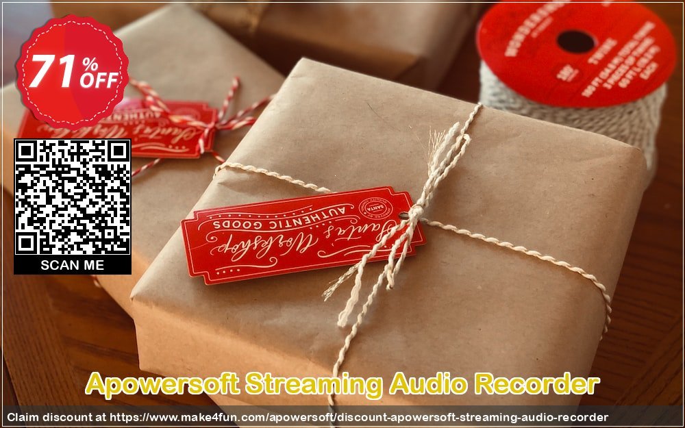 Apowersoft Streaming Audio Recorder coupon codes for May Celebrations with 75% OFF, May 2025 - Make4fun