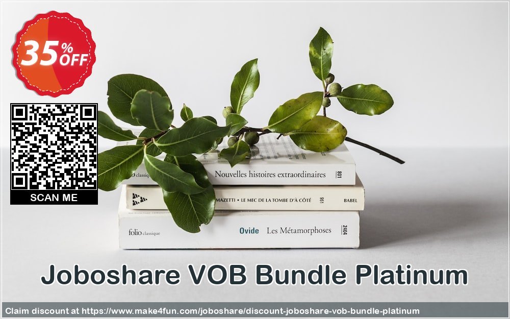 Joboshare vob bundle platinum coupon codes for #mothersday with 40% OFF, May 2024 - Make4fun