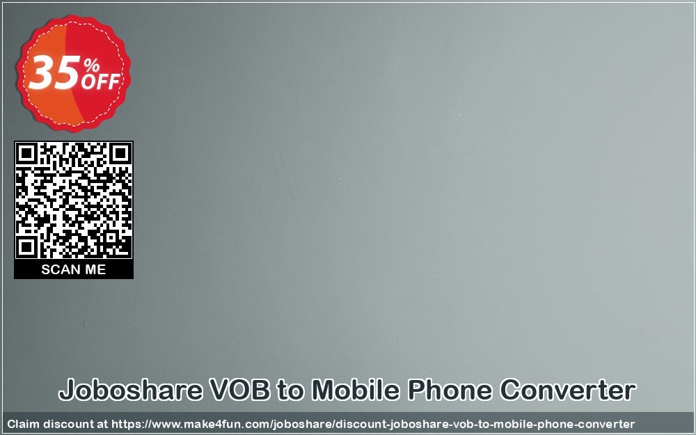 Joboshare Vob To Mobile Phone Converter coupon codes for Space Day with 40% OFF, May 2025 - Make4fun