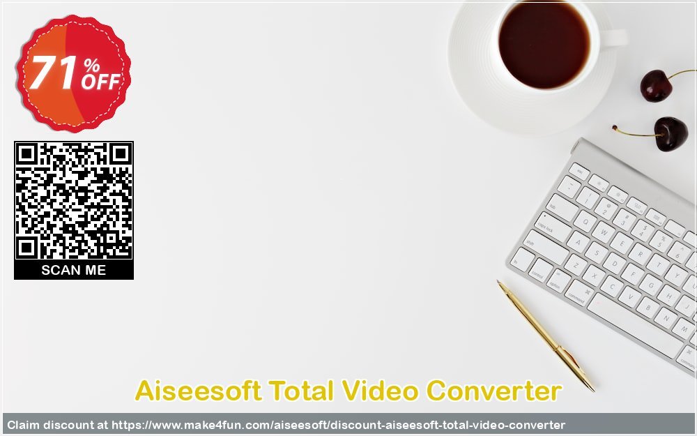 Aiseesoft Total Video Converter coupon codes for Bike Commute Day with 75% OFF, May 2025 - Make4fun