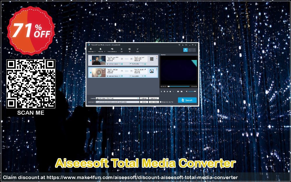 Aiseesoft total media converter coupon codes for Mom's Day with 75% OFF, May 2024 - Make4fun