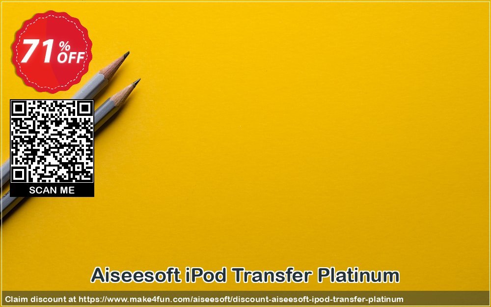 Aiseesoft ipod transfer platinum coupon codes for #mothersday with 75% OFF, May 2024 - Make4fun