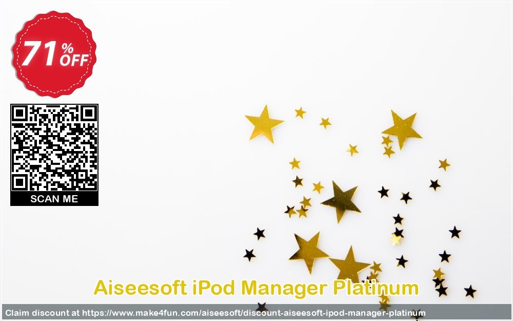 Aiseesoft Ipod Manager Platinum coupon codes for Mom's Day with 75% OFF, May 2025 - Make4fun