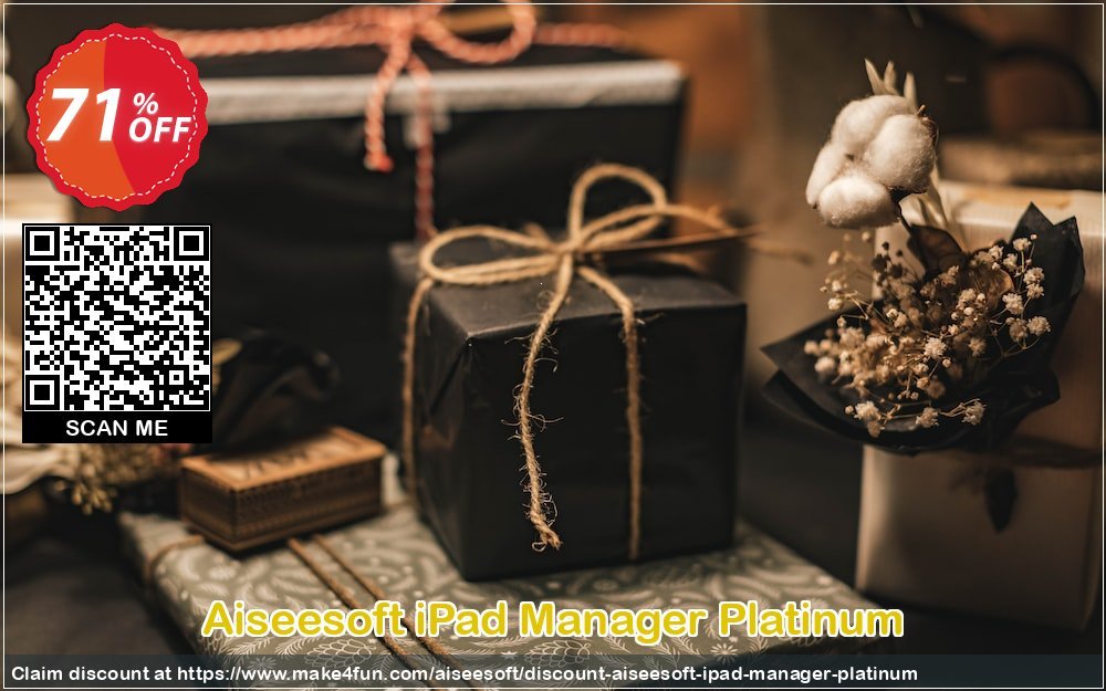 Aiseesoft Ipad Manager Platinum coupon codes for Mom's Day with 75% OFF, May 2025 - Make4fun