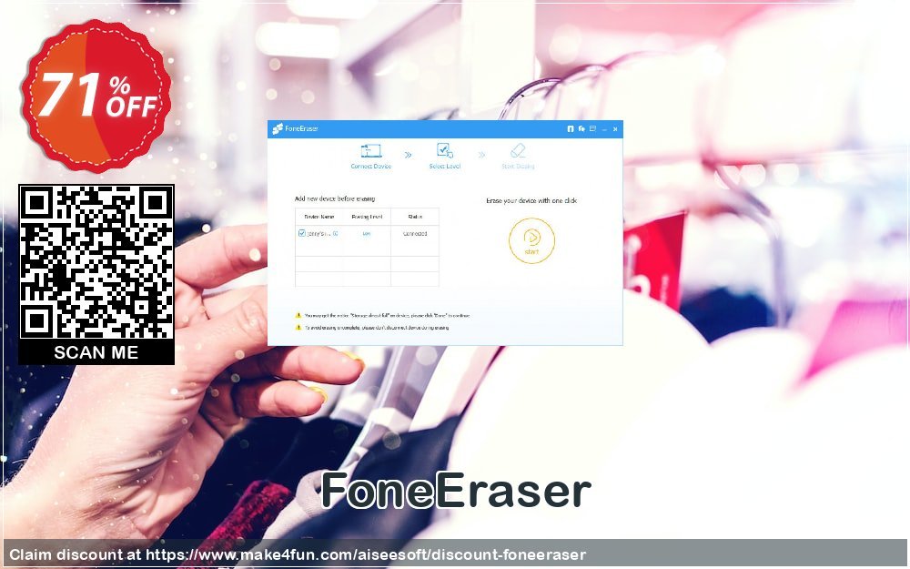Foneeraser coupon codes for Mom's Day with 75% OFF, May 2024 - Make4fun