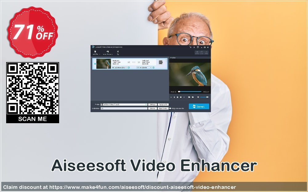 Aiseesoft Video Enhancer coupon codes for Bike Commute Day with 75% OFF, May 2025 - Make4fun