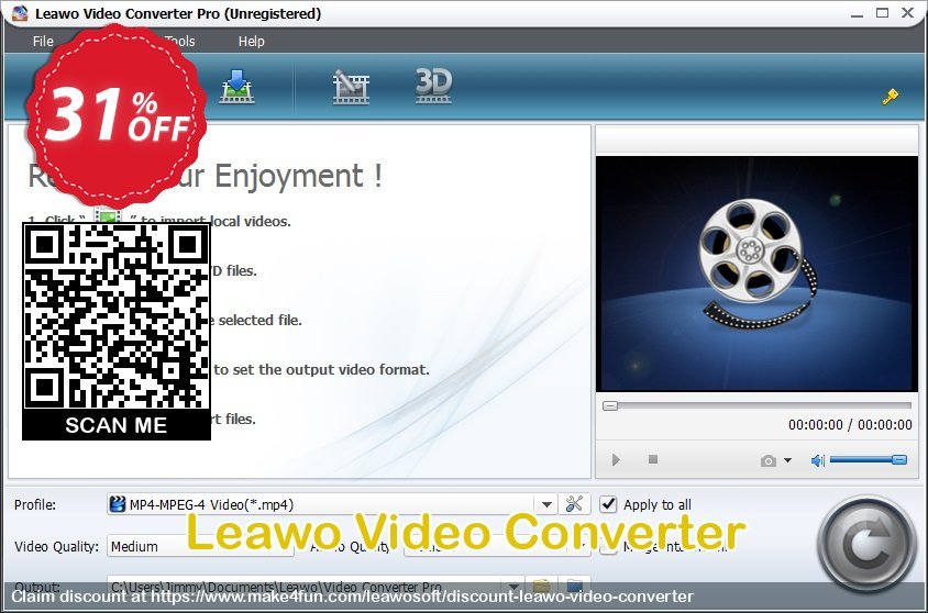 Leawo video converter coupon codes for May Celebrations with 65% OFF, May 2024 - Make4fun