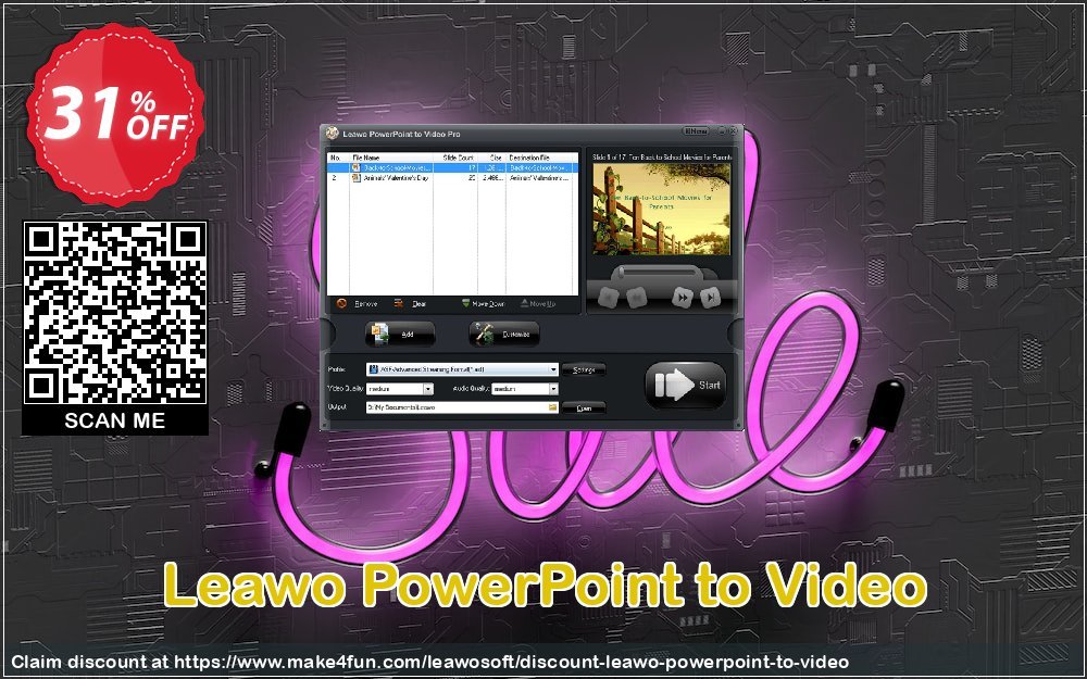 Leawo powerpoint to video coupon codes for Mom's Day with 35% OFF, May 2024 - Make4fun