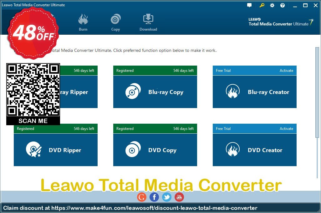 Leawo total media converter coupon codes for Mom's Special Day with 75% OFF, May 2024 - Make4fun