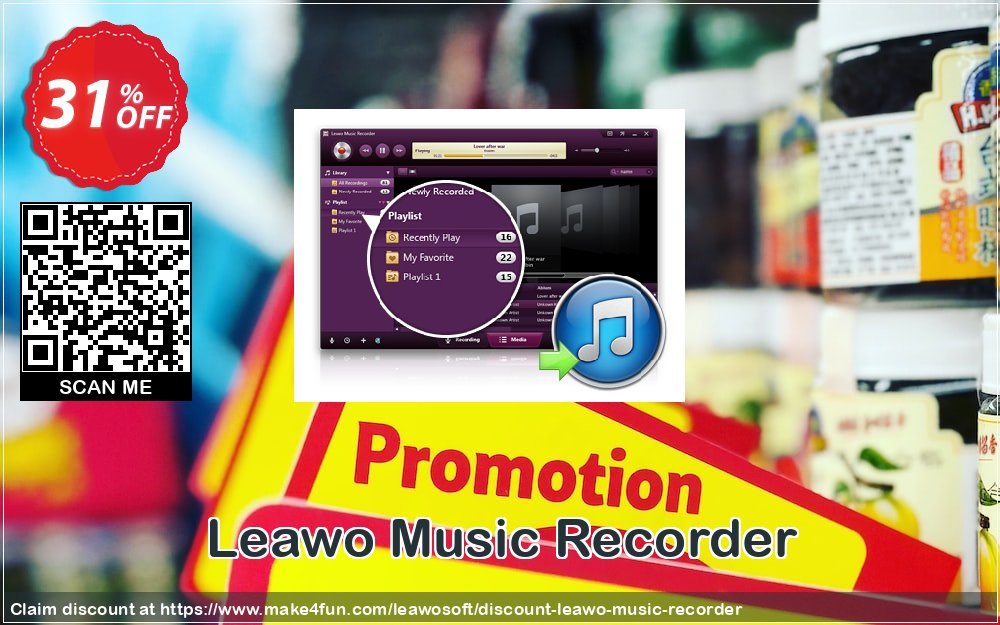 Leawo Music Recorder coupon codes for Mom's Day with 35% OFF, May 2025 - Make4fun
