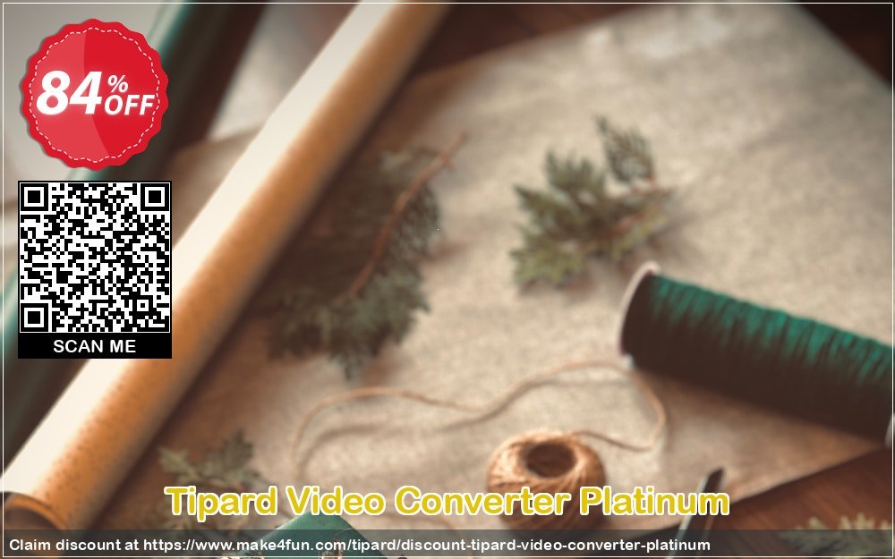 Tipard Video Converter Platinum coupon codes for Bike Commute Day with 85% OFF, May 2025 - Make4fun