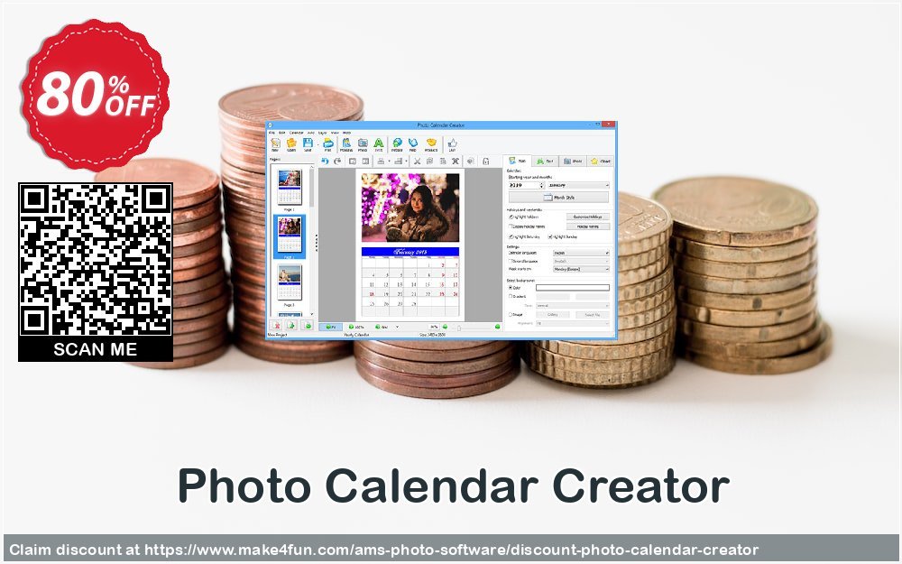 Photo calendar creator coupon codes for Mom's Day with 85% OFF, May 2024 - Make4fun
