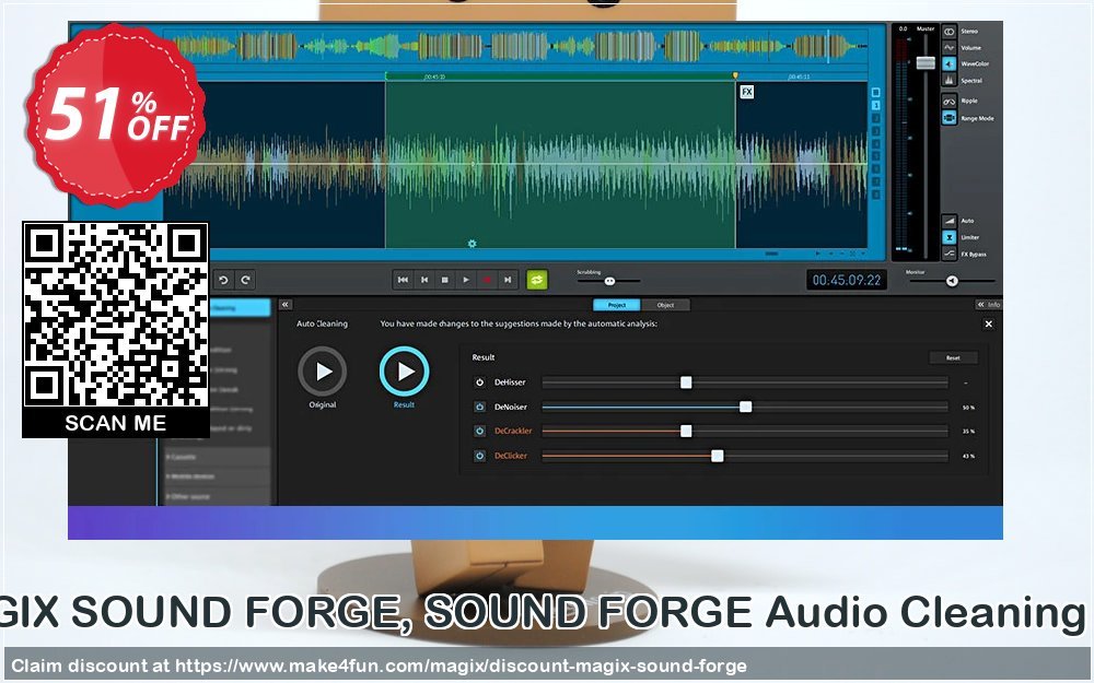 Sound Forge Audio Cleaning Lab coupon codes for Mom's Special Day with 55% OFF, May 2025 - Make4fun