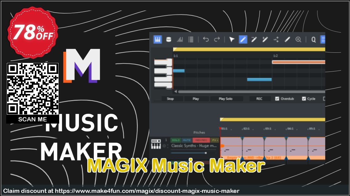 Magix music maker coupon codes for Bike Commute Day with 80% OFF, May 2024 - Make4fun