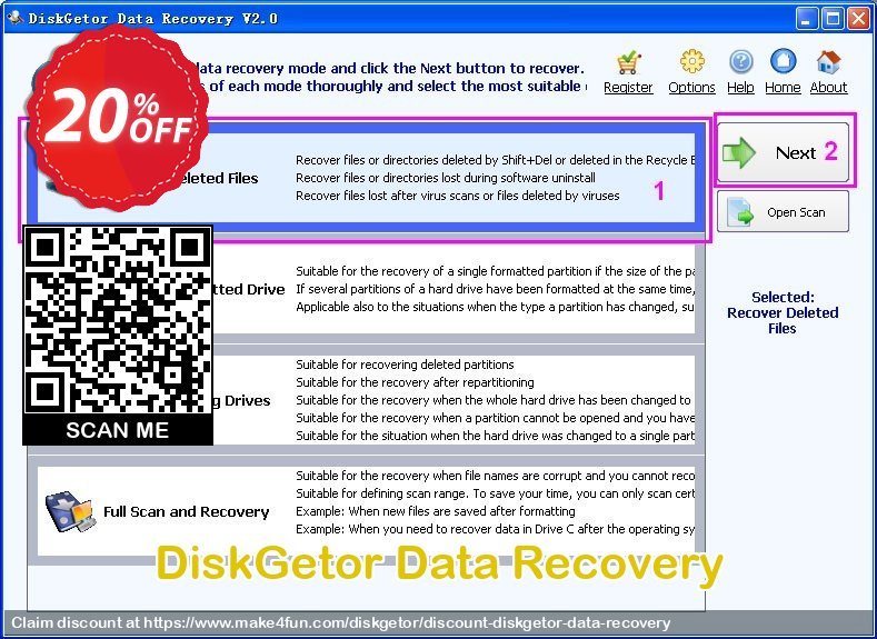 Diskgetor Data Recovery coupon codes for Mom's Special Day with 25% OFF, May 2025 - Make4fun
