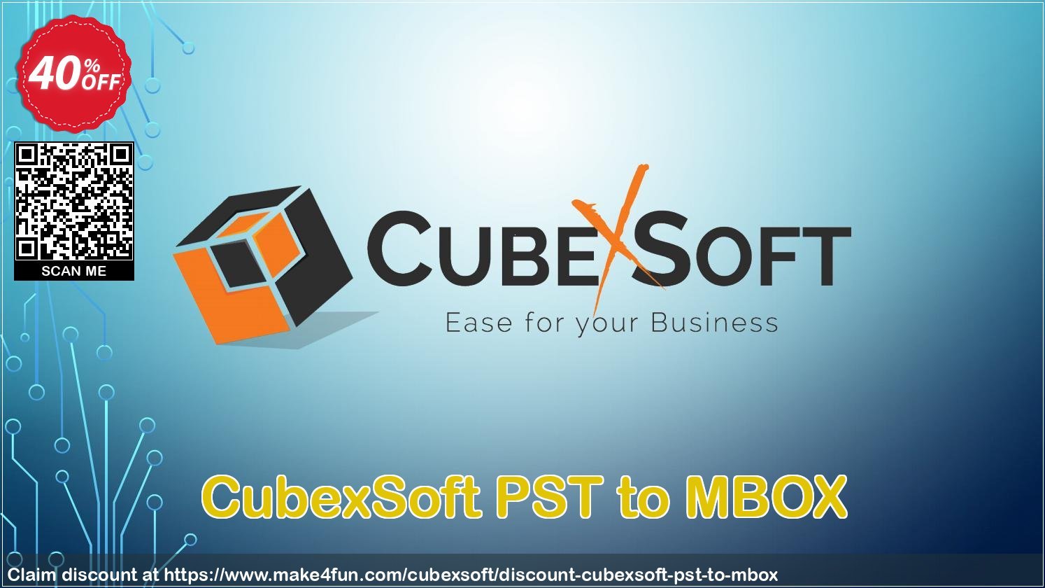 Cubexsoft Pst To Mbox coupon codes for May Celebrations with 35% OFF, May 2025 - Make4fun