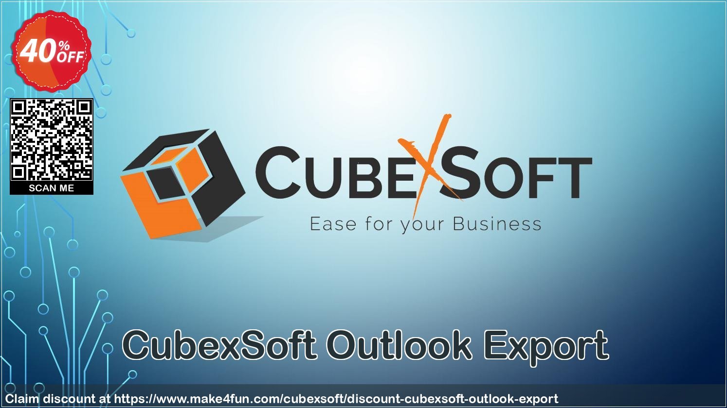 Cubexsoft Outlook Export coupon codes for Bike Commute Day with 45% OFF, May 2025 - Make4fun
