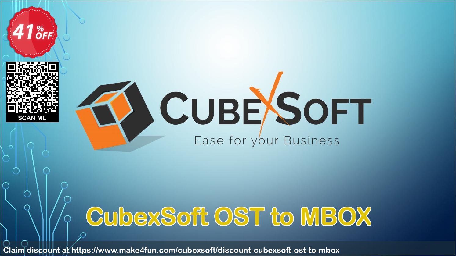 Cubexsoft ost to mbox coupon codes for May Celebrations with 45% OFF, May 2024 - Make4fun