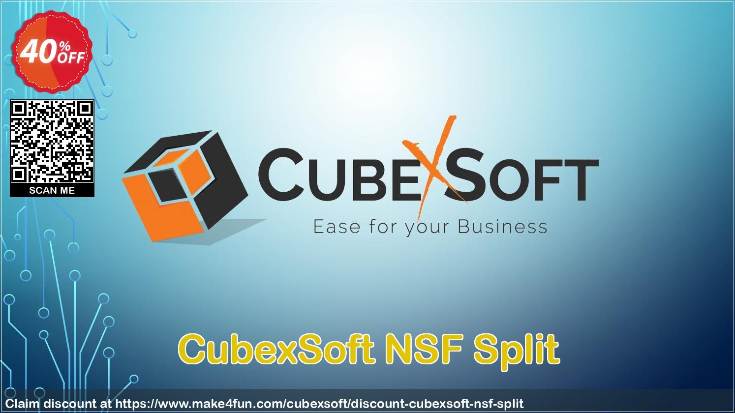 Cubexsoft Nsf Split coupon codes for Teacher Appreciation with 45% OFF, May 2025 - Make4fun