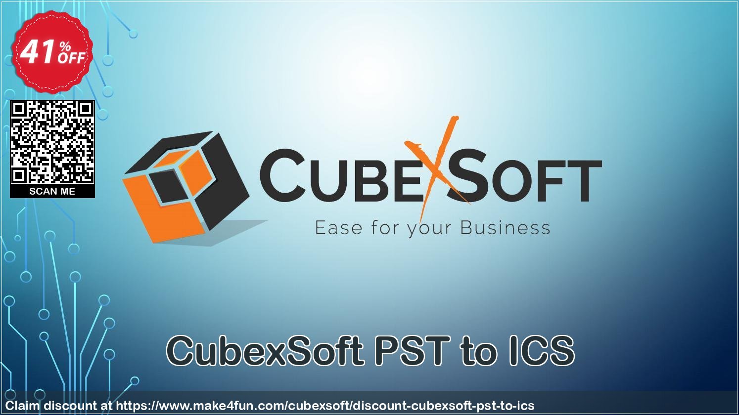 Cubexsoft pst to ics coupon codes for Mom's Day with 45% OFF, May 2024 - Make4fun