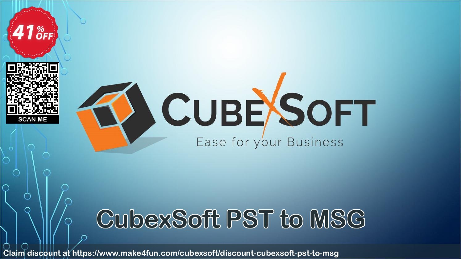 Cubexsoft pst to msg coupon codes for Mom's Day with 45% OFF, May 2024 - Make4fun