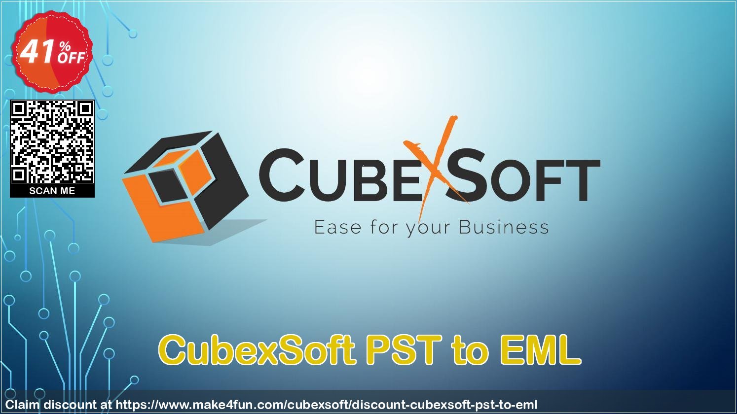Cubexsoft pst to eml coupon codes for Mom's Day with 45% OFF, May 2024 - Make4fun
