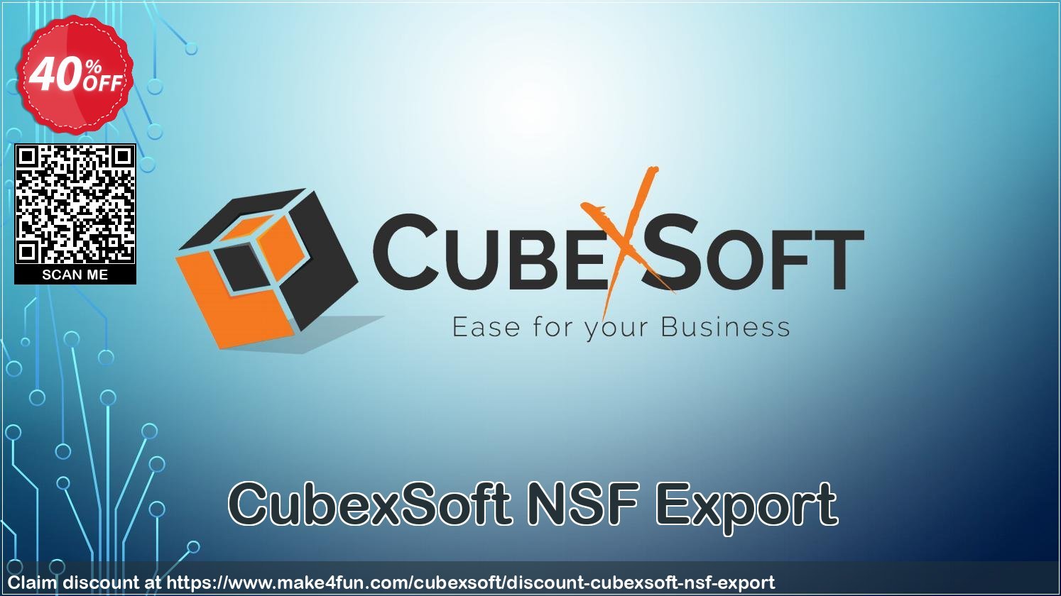 Cubexsoft nsf export coupon codes for #mothersday with 45% OFF, May 2024 - Make4fun