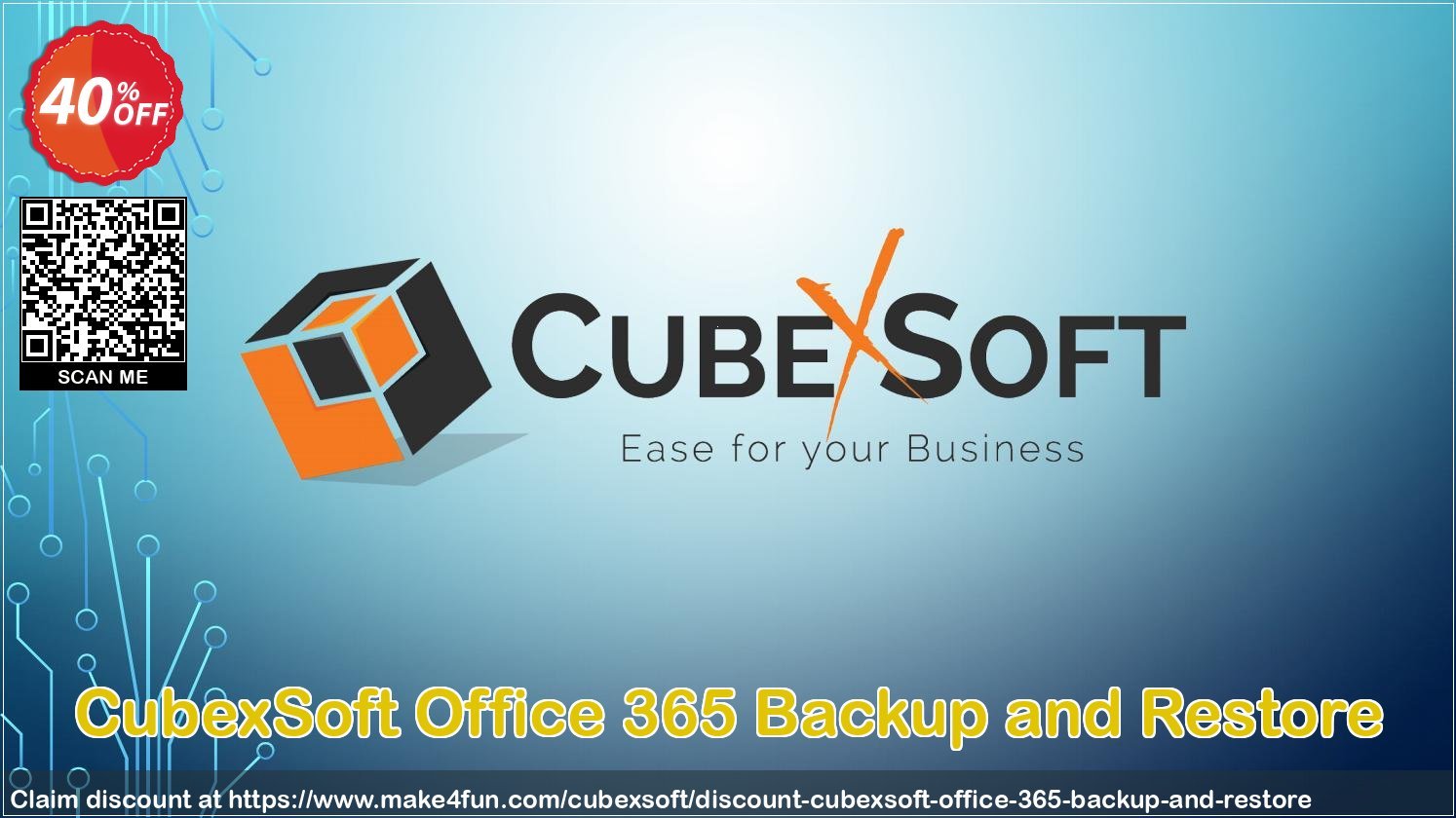 Cubexsoft Office 365 Backup And Restore coupon codes for Space Day with 45% OFF, May 2025 - Make4fun