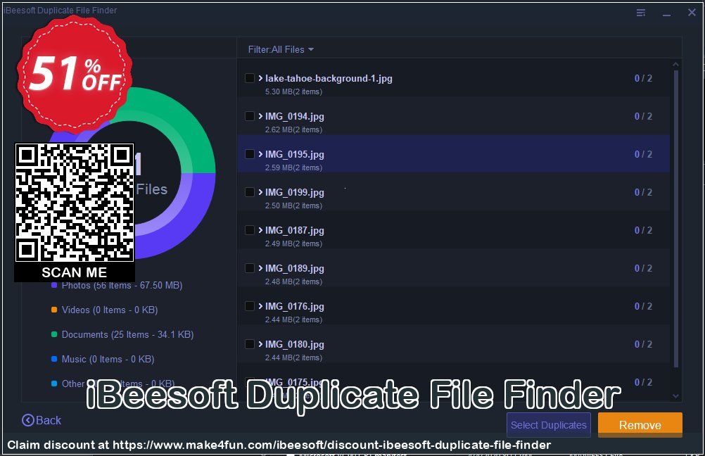 Ibeesoft Duplicate File Finder coupon codes for Mom's Special Day with 80% OFF, May 2025 - Make4fun