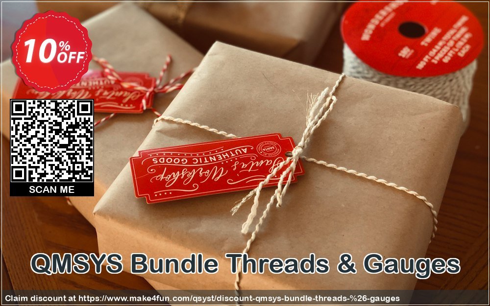 Qmsys bundle threads & gauges coupon codes for #mothersday with 15% OFF, May 2024 - Make4fun