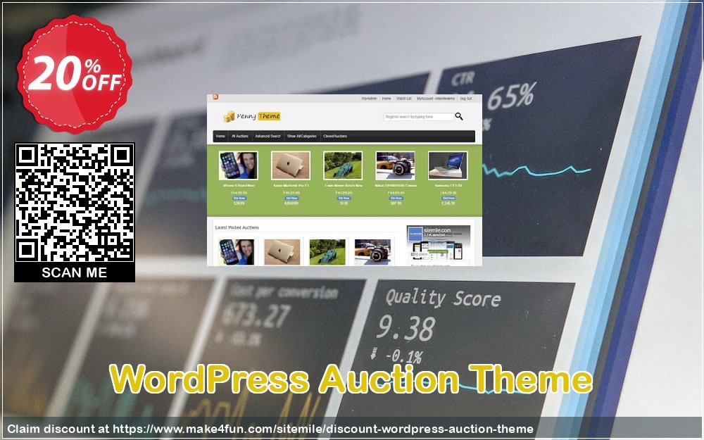 Wordpress Auction Theme coupon codes for Mom's Special Day with 25% OFF, May 2025 - Make4fun