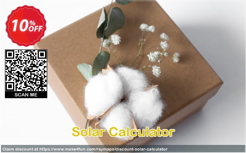 Solar Calculator coupon codes for Mom's Day with 15% OFF, May 2025 - Make4fun